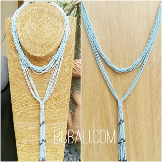 multiple strand beads bluesky necklaces double wrist